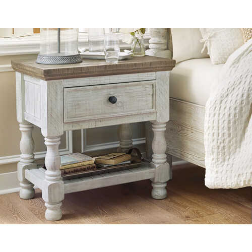 Havalance One Drawer Night Stand - B814-91W9